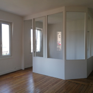 Paroi style atelier en bois